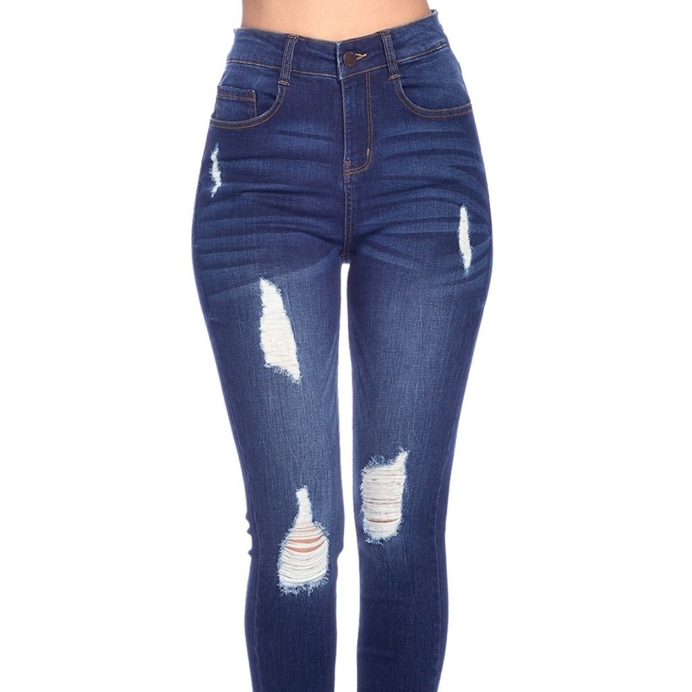 Size 9 - High Rise Skinny Jeans